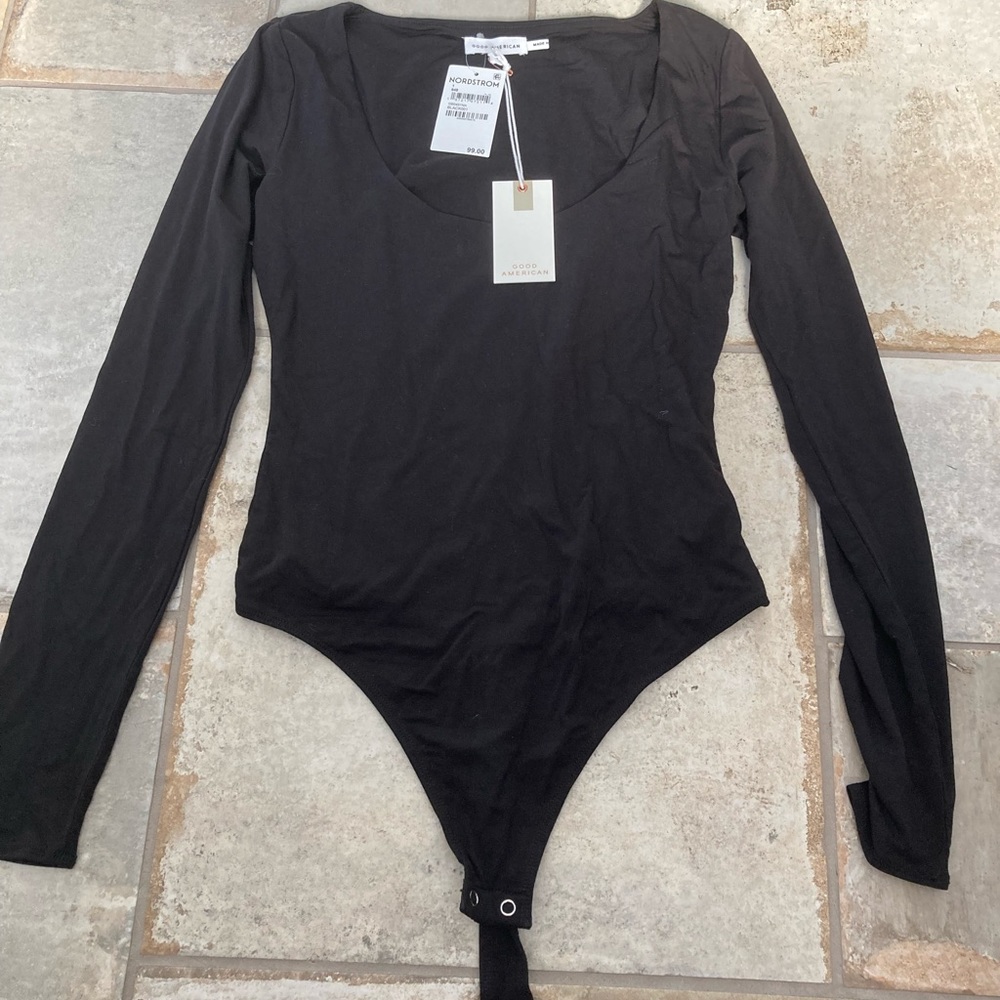 Good American Scoop Neck Bodysuit